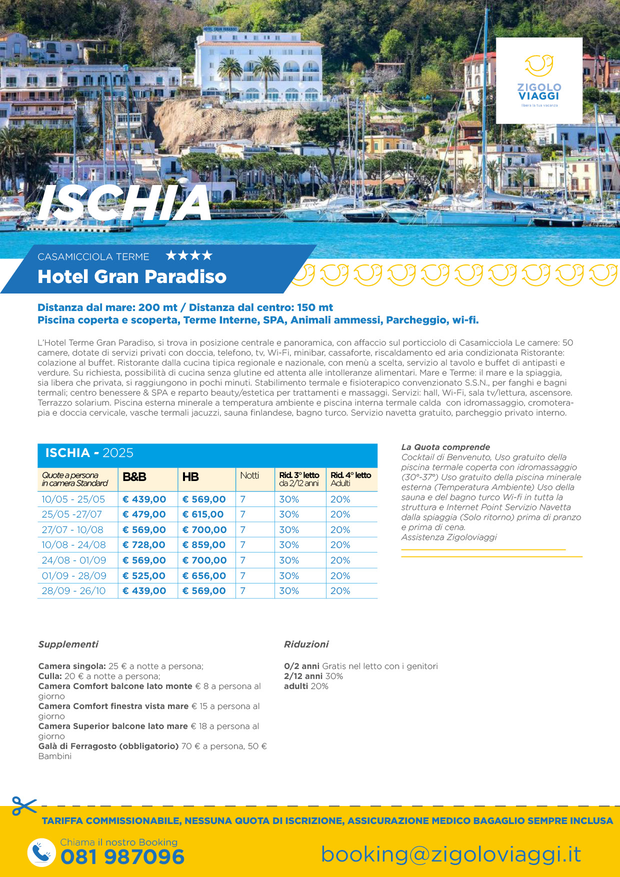Hotel Gran Paradiso 4* Casamicciola T.