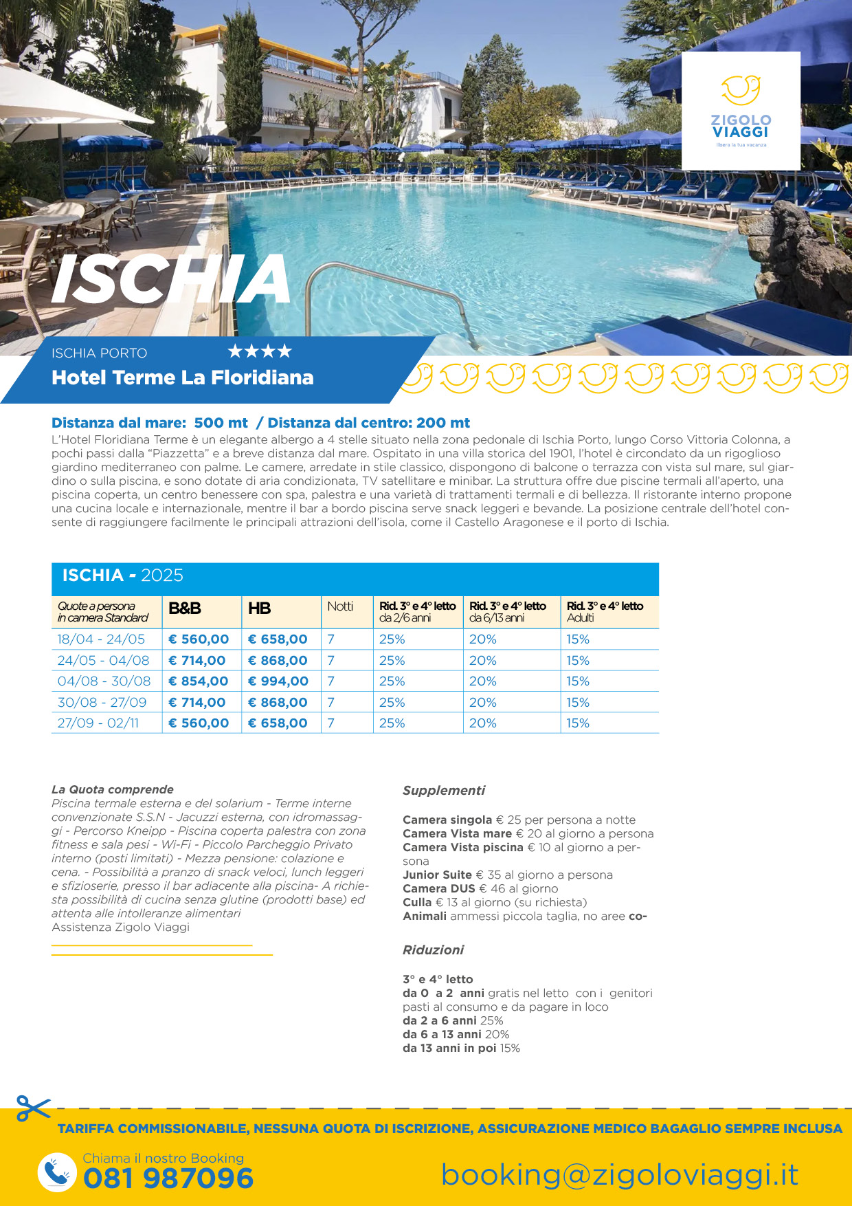 Hotel La Floridiana 4* Ischia Porto