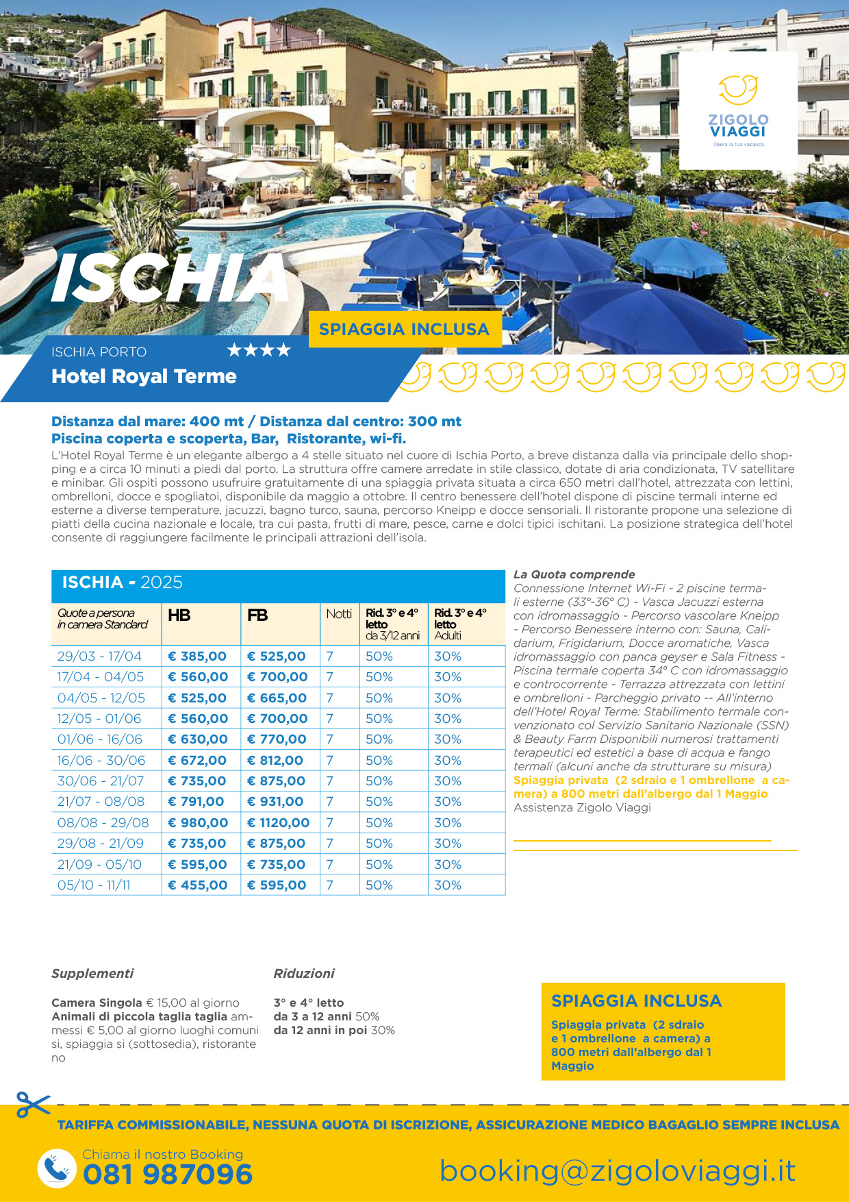 Hotel Royal Terme 4* Ischia porto