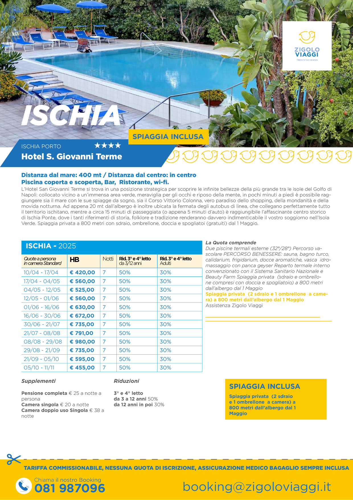 Hotel San Giovanni 4* Ischia porto
