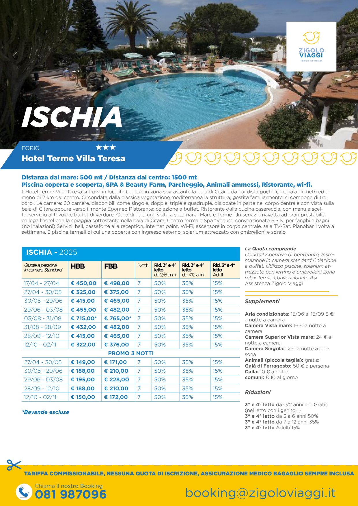 Hotel Villa Teresa 3* Forio