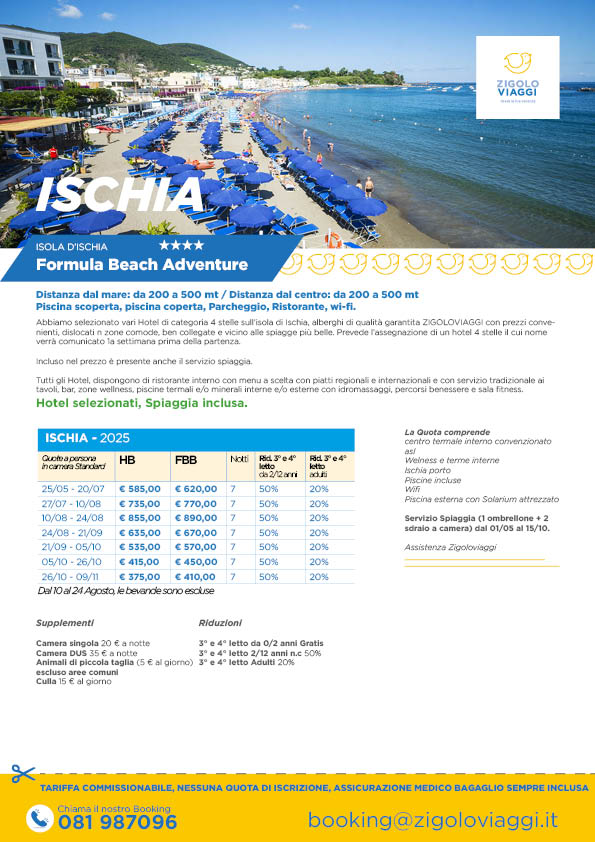 Ischia Beach Adventure 4* Ischia porto