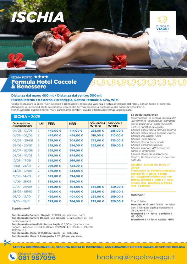 Ischia Coccole e Benessere 4* Ischia porto